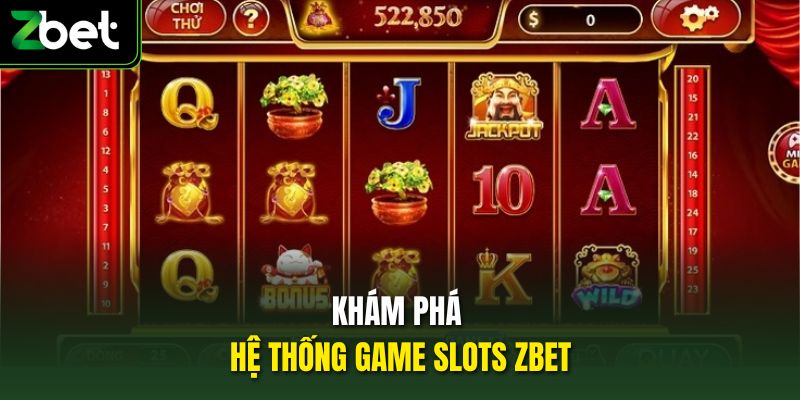 Khám phá hệ thống game slots Zbet